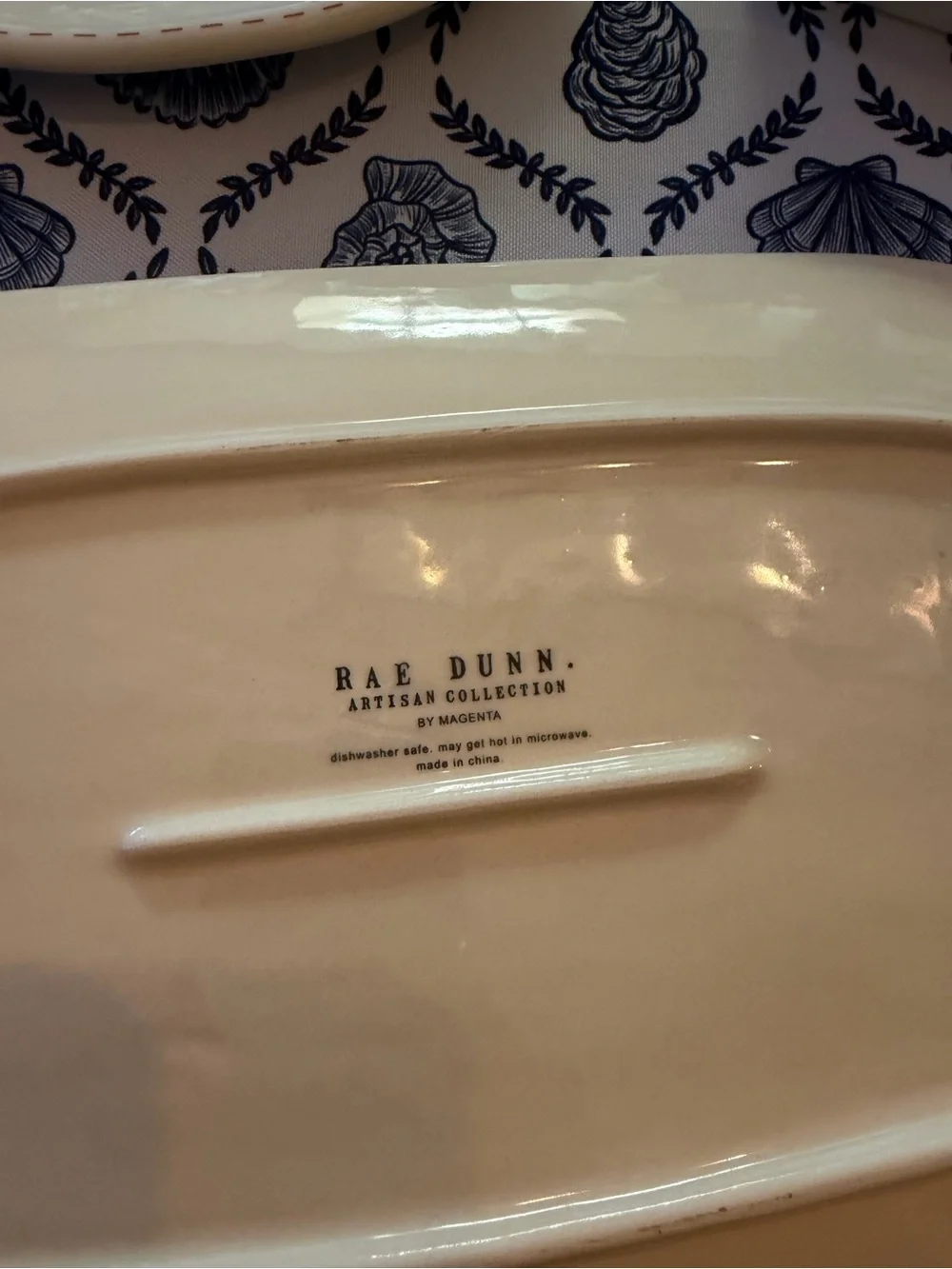Rae Dunn Watermelon Ceramic Serving Platter Oval Plate Dish Set Napkin Holder